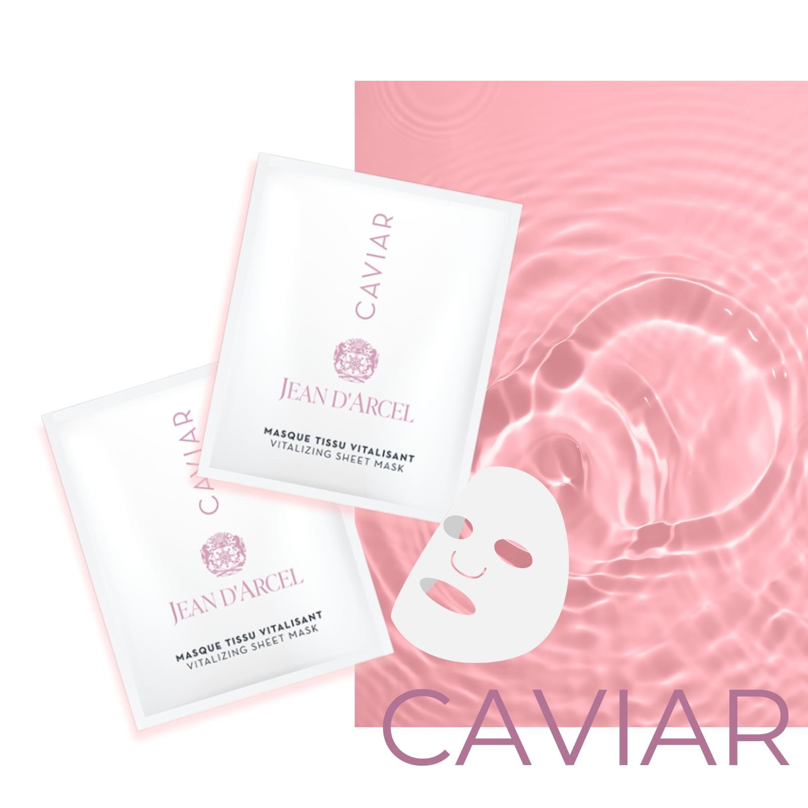 cavair masque tissu